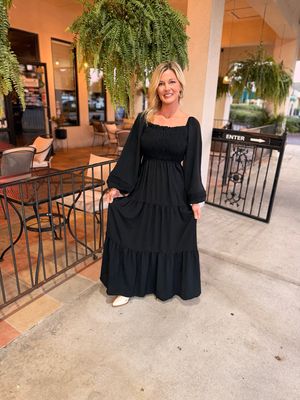 Elegant Black Maxi