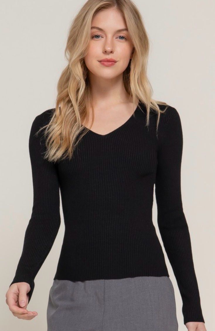 Viscose Ribbed Sweater