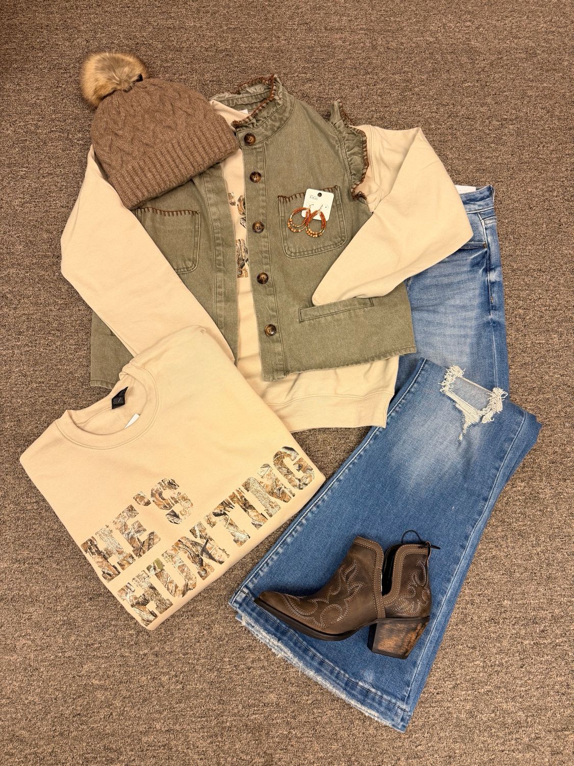 He&#39;s Hunting Sweatshirt