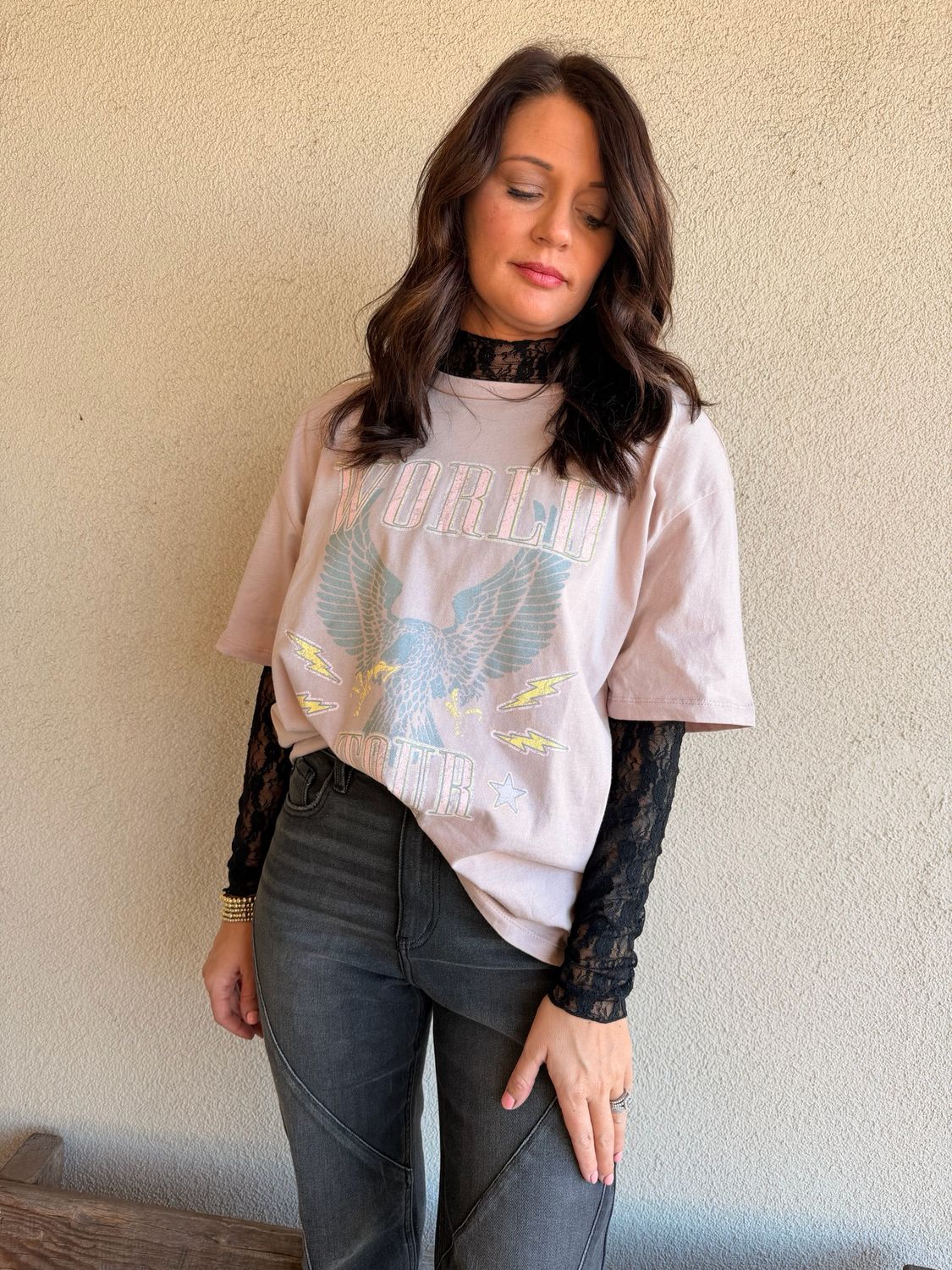 Covered in Lace Layering Top