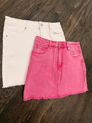 Denim Mini Skirt 