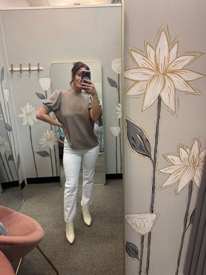 Raised Ribbed Puff Sleeve Top