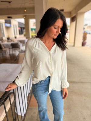 Ruffled Collar Blouse