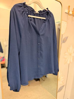 Ruffled Collar Blouse