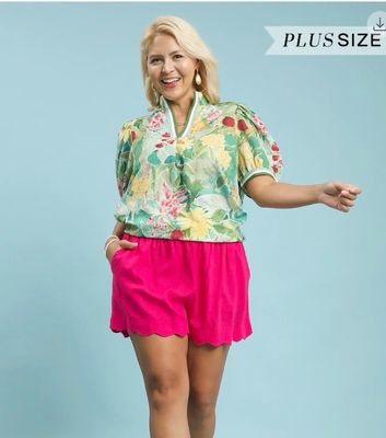 Tropical Bloom Top