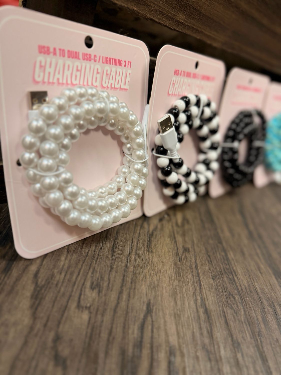 USB-A/USB-C 3ft Lighting Charger