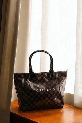 PVC "Tote Bag" Checkered