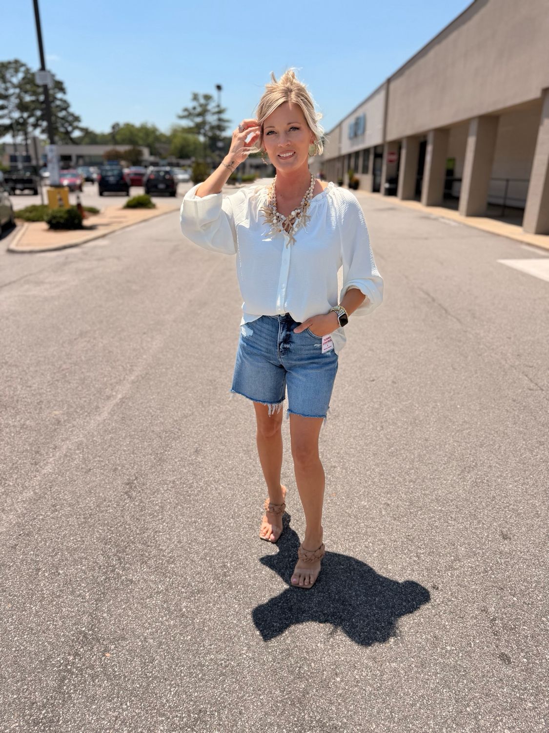 Bermuda Denim Shorts 