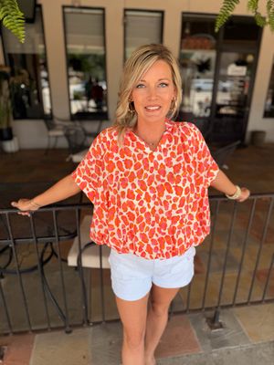 Feeling Silly Leopard Top