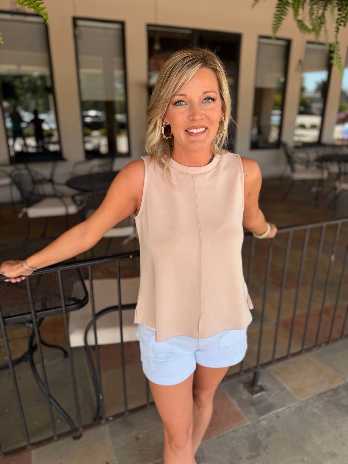 Buttery Soft Sleeveless Swing Top