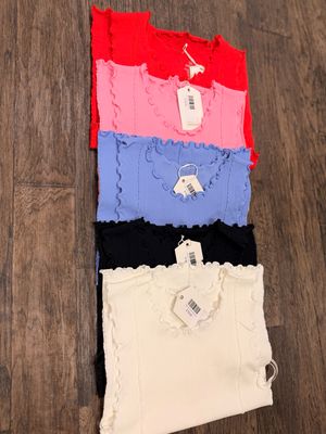Lettuce Hem Casual Fitted Top