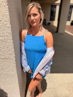 Turquoise Water Romper