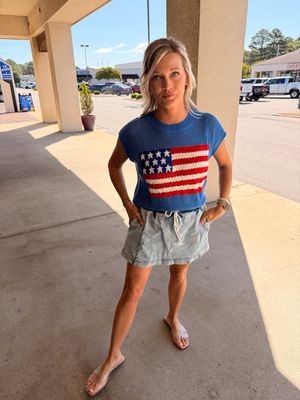 Denim Skort