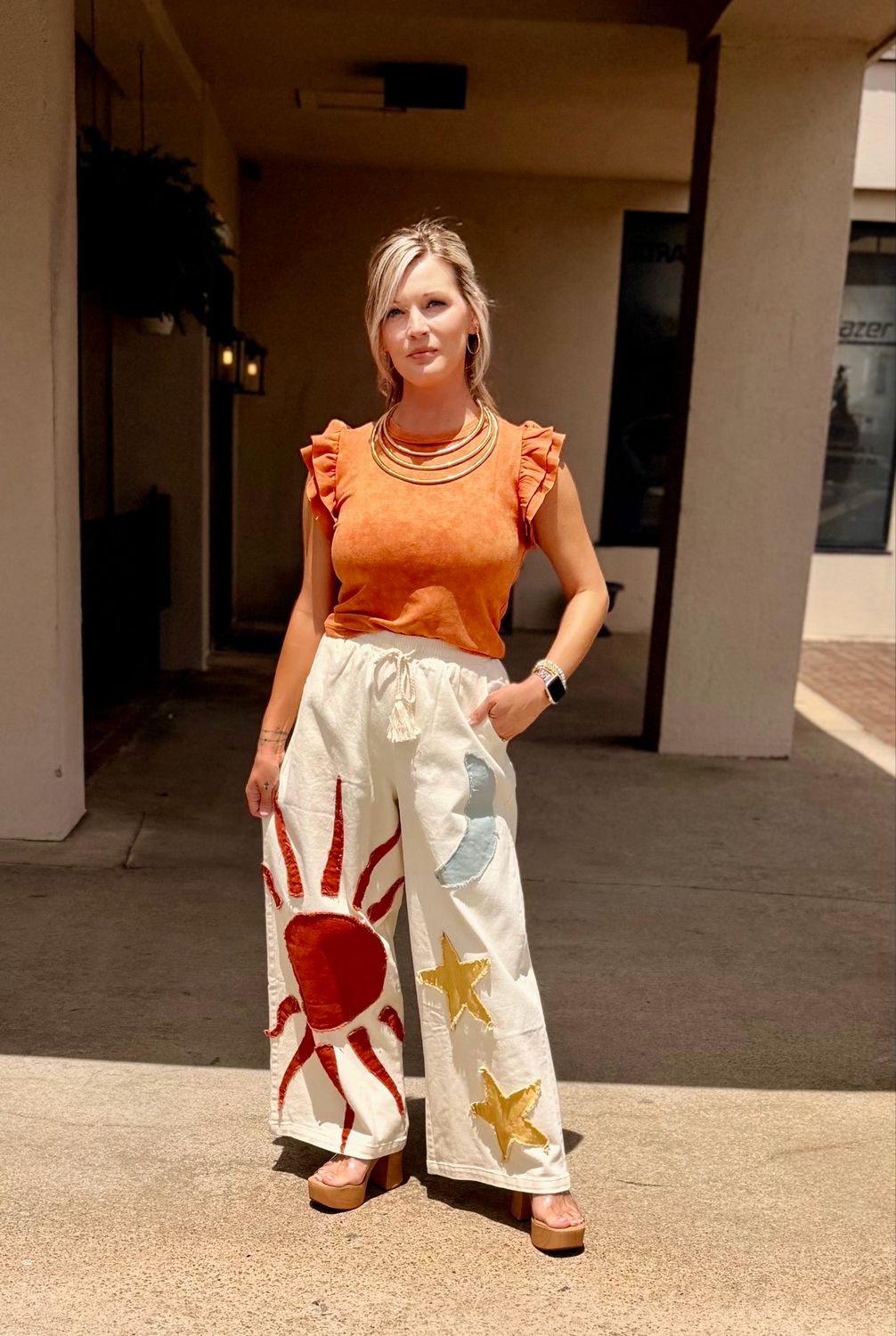 Sun Moon and Stars Pants
