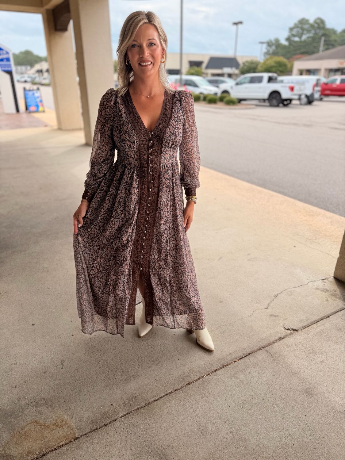 Gather Here Floral Maxi