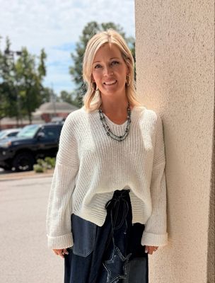 Ivory Loose Fit Sweater