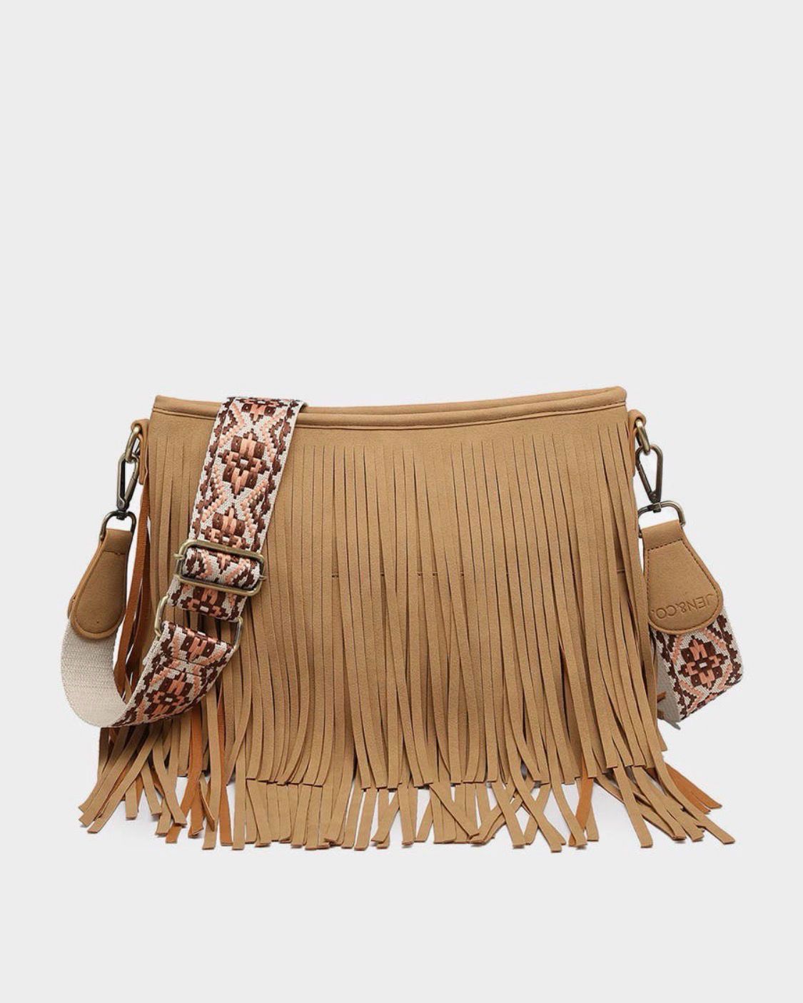 Sadie Suede Fringe Crossbody