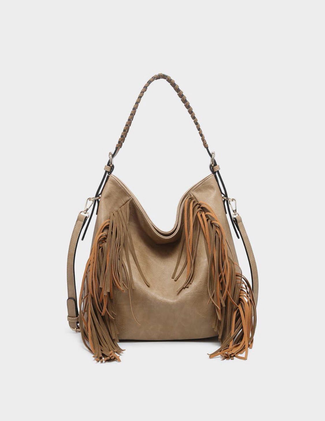 Sav Distressed Hobo Bag 