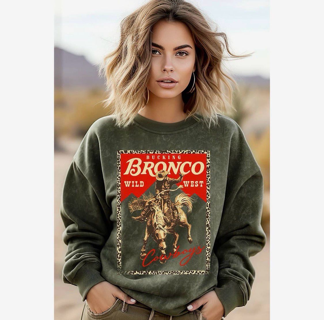 Bronco Wild West Sweatshirt