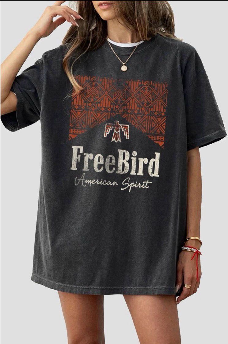 Tribal Freebird Oversized Tee 