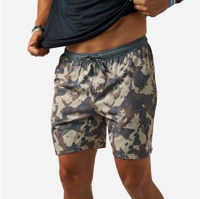 Athletic Splatter Camo Shorts