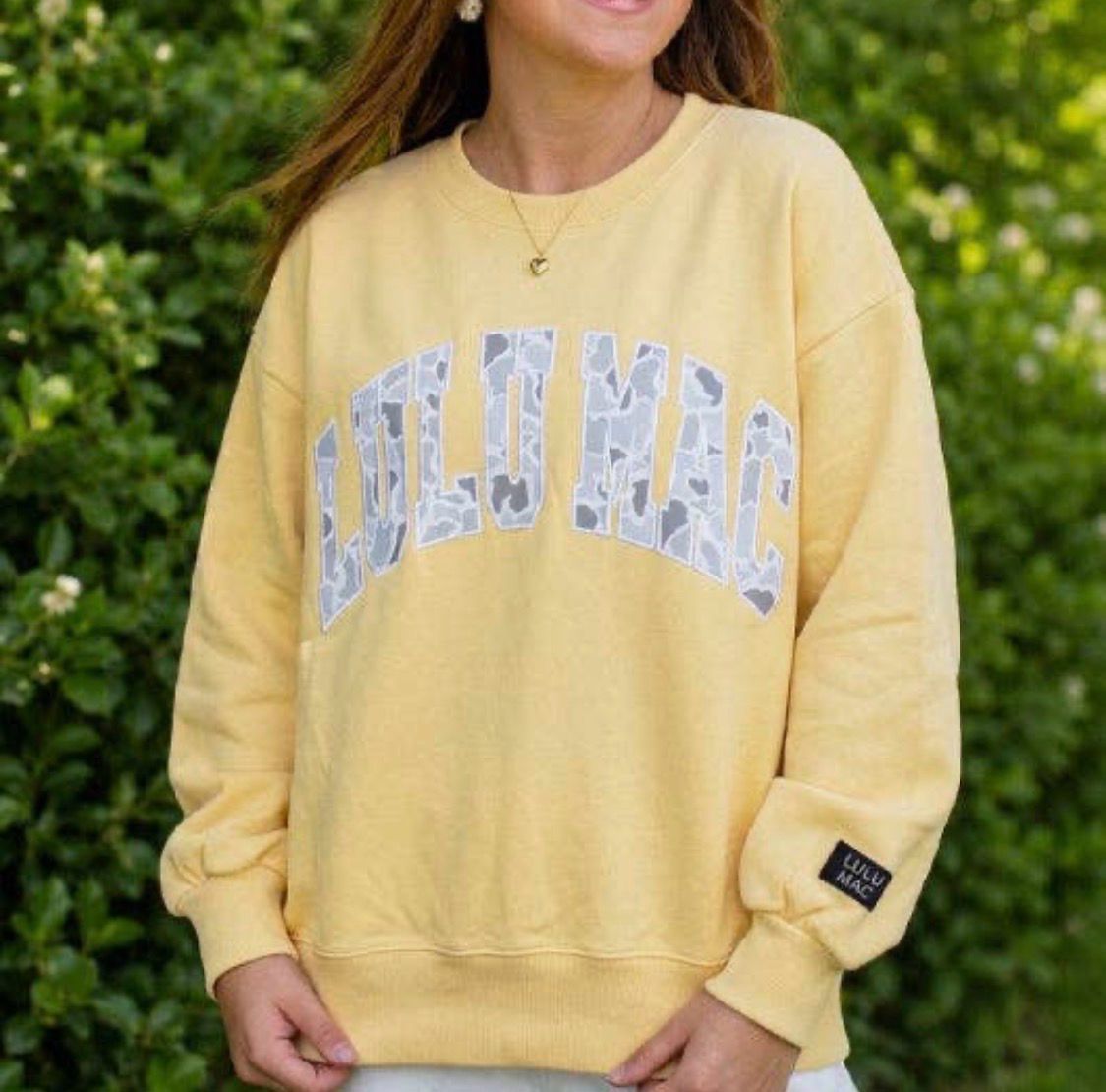 LULU MAC Camo Logo Sweatshirts