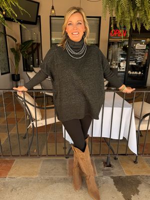 Brushed Turtleneck Sweater