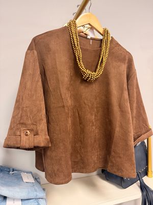 Suede &amp; Sunsets Top