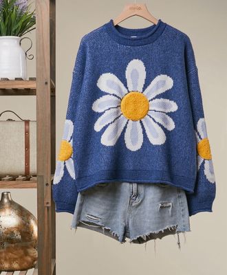 Oops-Ah-Daisy Sweater
