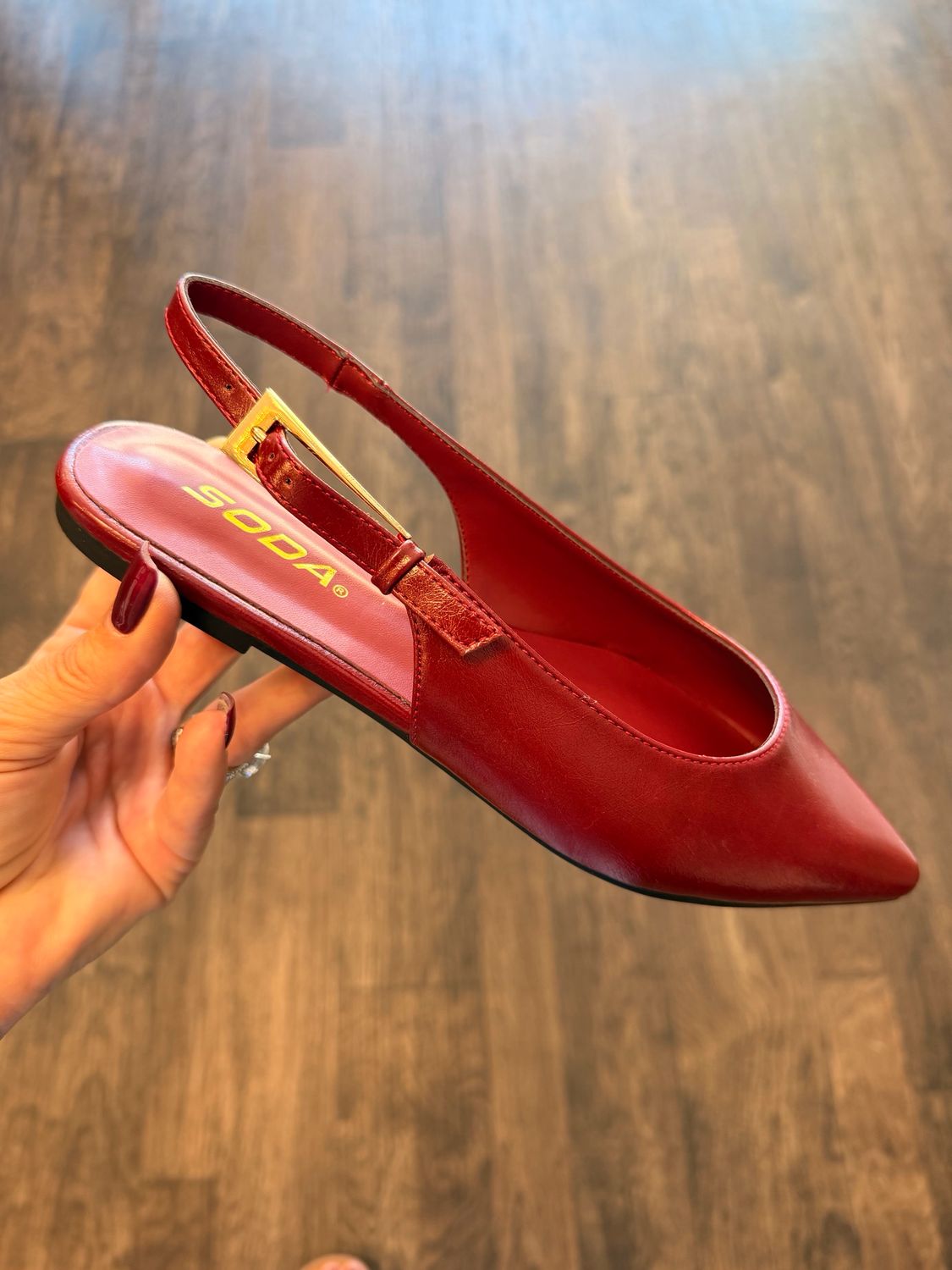 The Merlot Muse Slingback