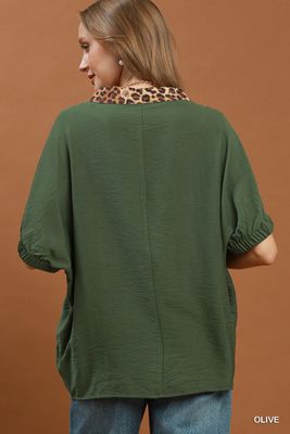 Cat's Meow Olive Top