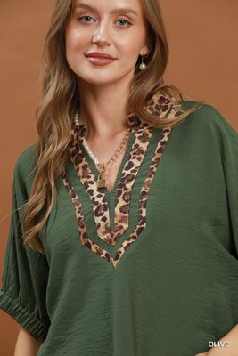 Cat's Meow Olive Top