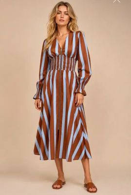 Sky Blue and Sand Maxi