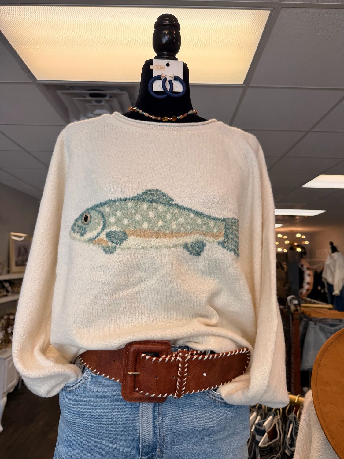 Here Fishy Fishy Sweater