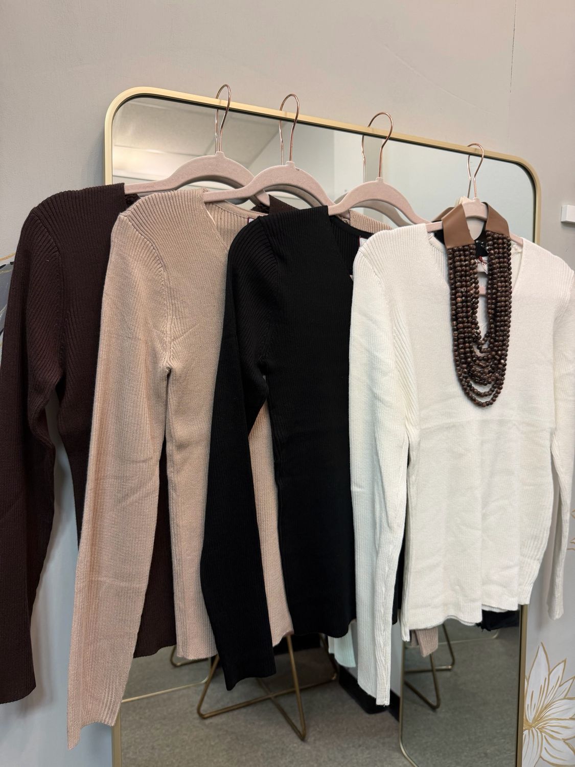 Viscose Ribbed Sweater