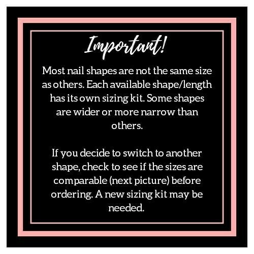 Custom Sizing BUNDLE (choose 3)