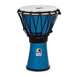 Toca Freestyle Colorsound Series Djembe 7&quot; in Metallic Blue