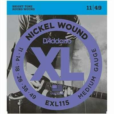 D&#39;Addario XL Nickel Wound Electric Medium Set 11-49