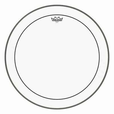 Remo PS-1322-00 Pinstripe Clear Bass Drumhead, 22&quot;