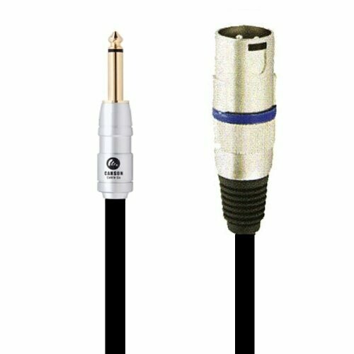 Carson RAD32 3FT Audio Cable XLR Male to Mono Jack