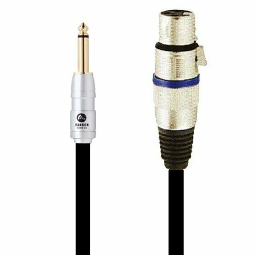 Carson ROM30H 30FT Audio Cable XLR Female To Mono Jack