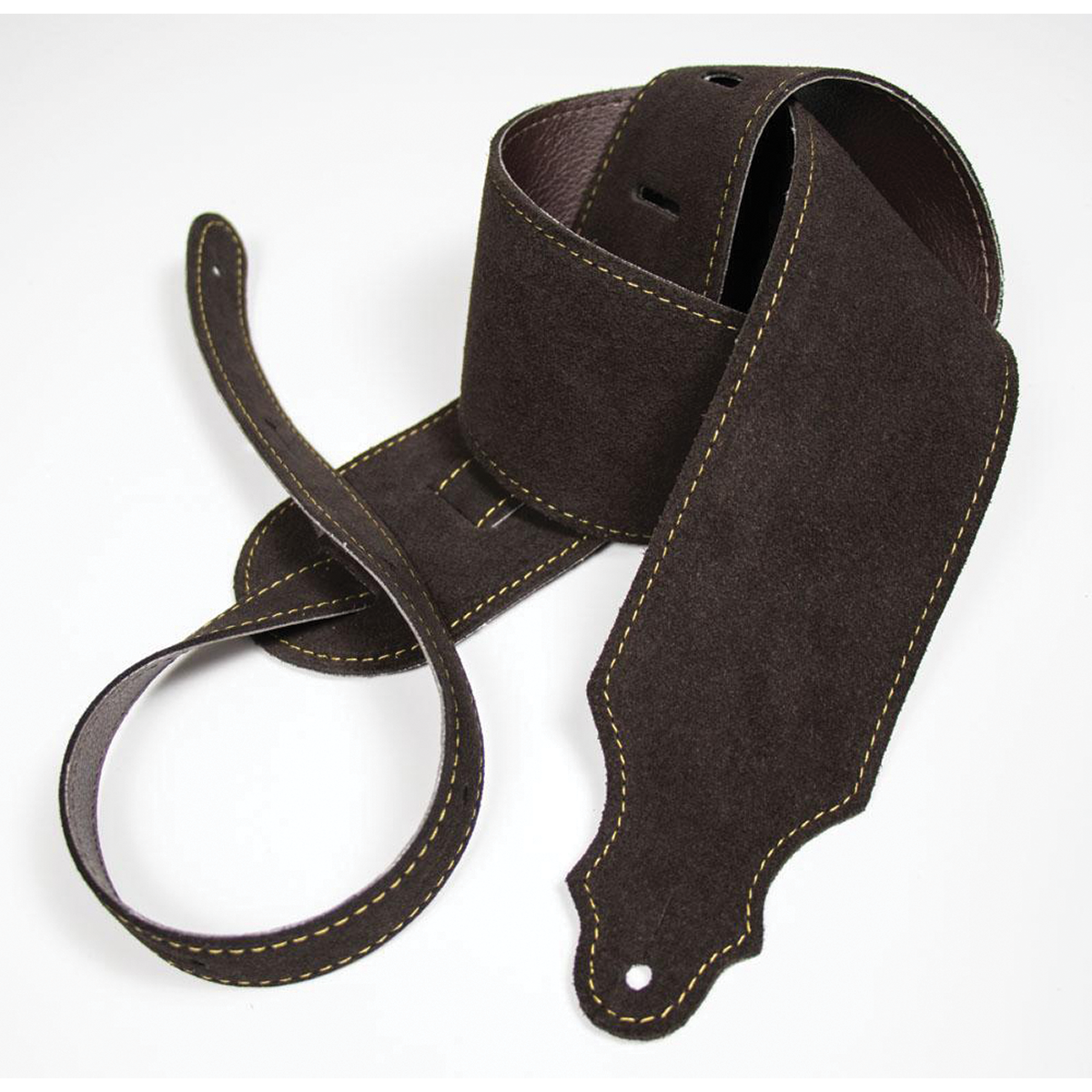 Franklin 3&quot; Chocolate Purist Suede Strap With Buck Backing