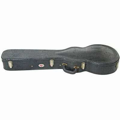 Xtreme HC3007 Les Paul Shaped Electric Guitar Case w/ Croc Vinyl Covering (Black)