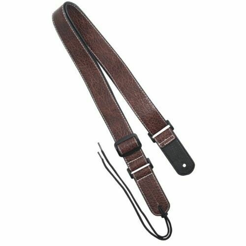 XTR Ukulele Strap Brown Leather Style