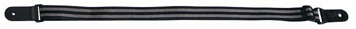 XTR Ukulele Strap Silver/Grey Stripes