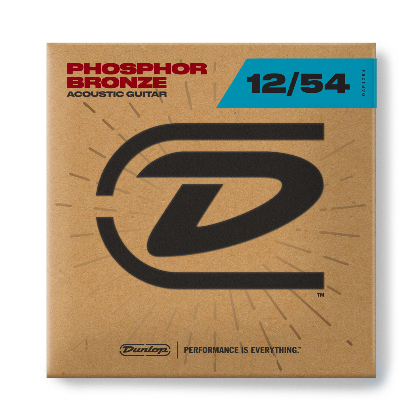 Dunlop 12-54 Acoustic Guitar Strings 80/20 Bronze Dunlop 12-54 Acoustic Guitar Strings 80/20 Bronze