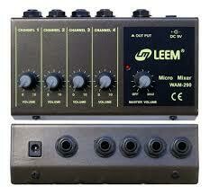 Leem WAM290 4 Channel Mini Mixer