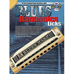 Progressive Blues Harmonica Licks Book/CD