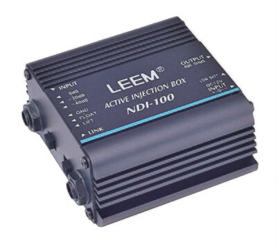 DI Box LEEM NDI-100 Active Injection Performance for Bass Keyboards