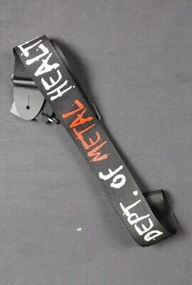 LM 2′ Poly Web Seatbelt Material Guitar Strap Department of Metal Health